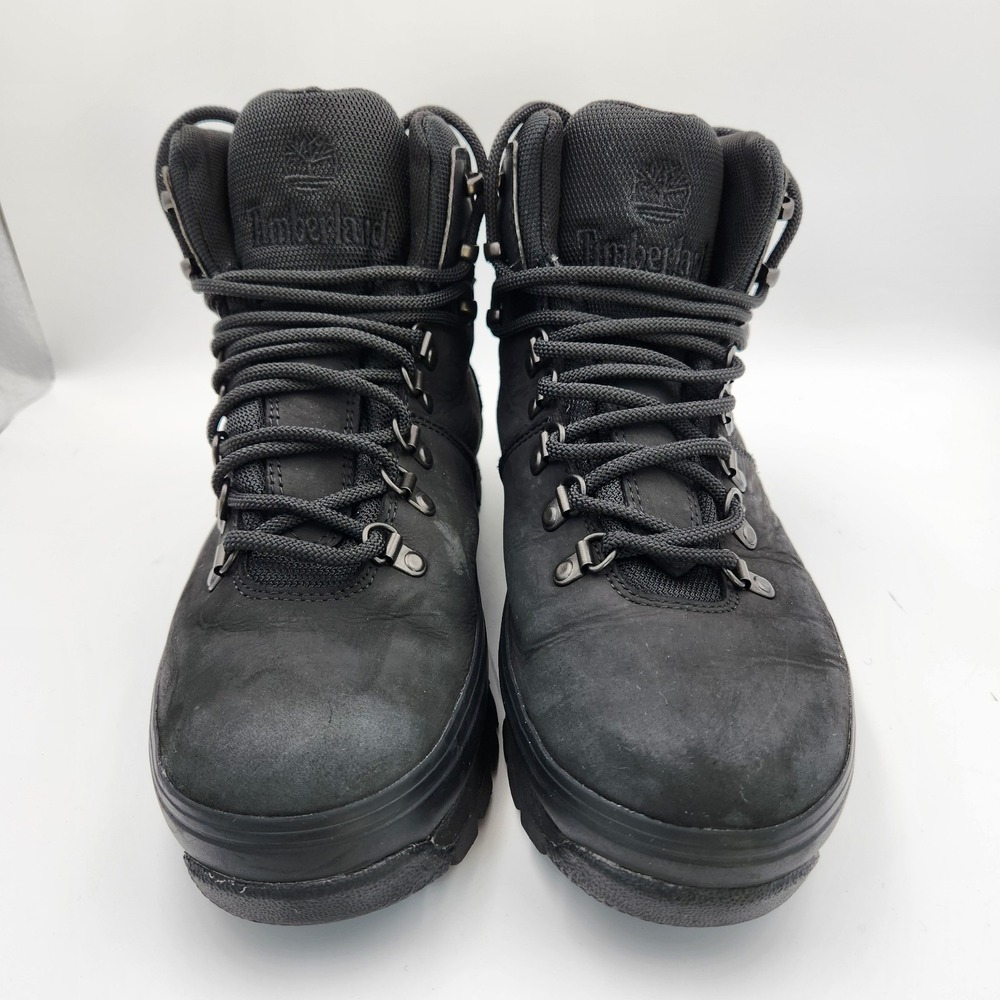 Timberland Euro Hiker F/L Waterproof A2EMT Womens 10 Boot Black Leather‎ Hiking